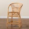 Baxton Studio Murai Modern Bohemian Natural Brown Rattan Counter Stool 212-12816-ZORO - alternate 6